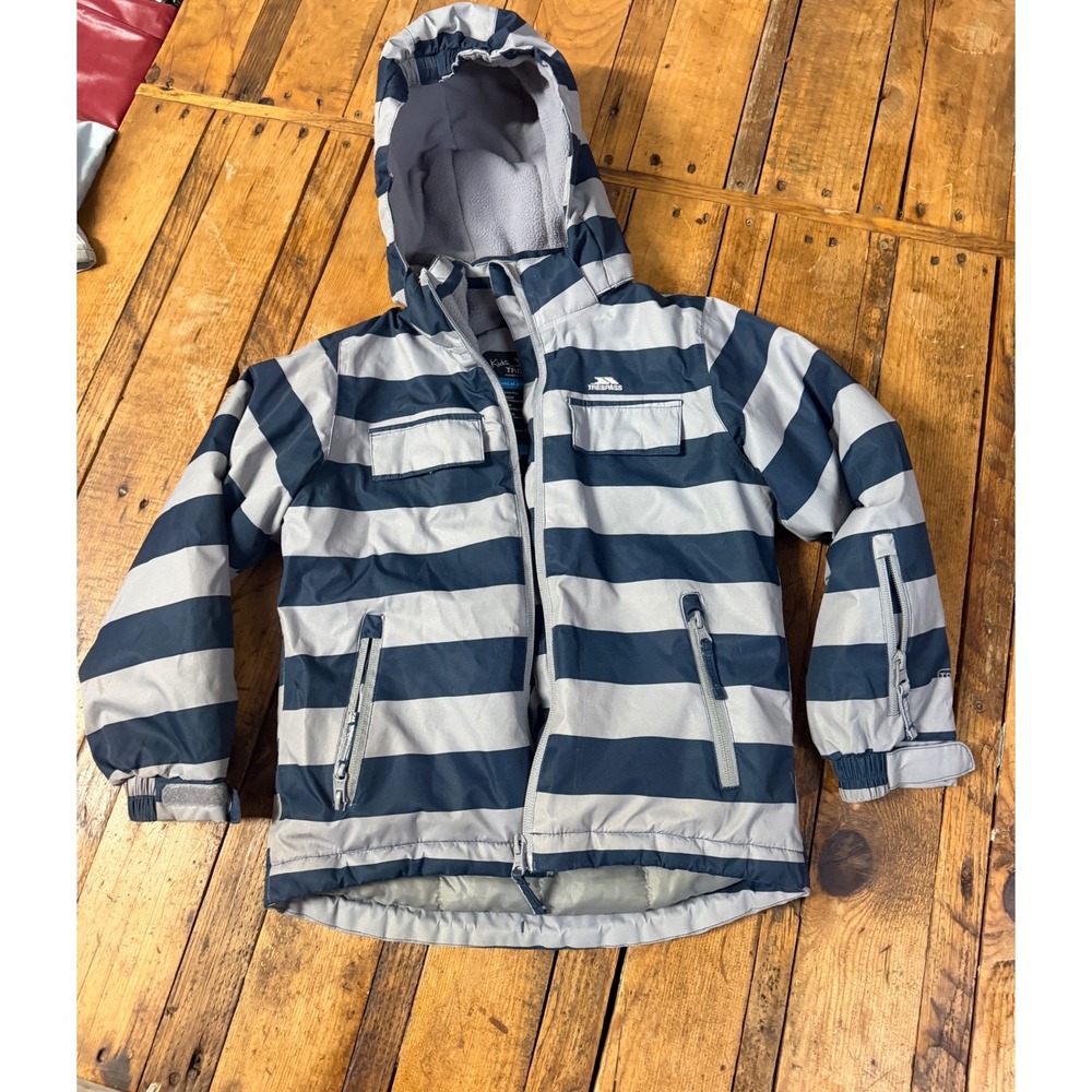 Trespass Boys Size 5 6 Ski Puffer Waterproof Snowboard Coat Hooded Winter